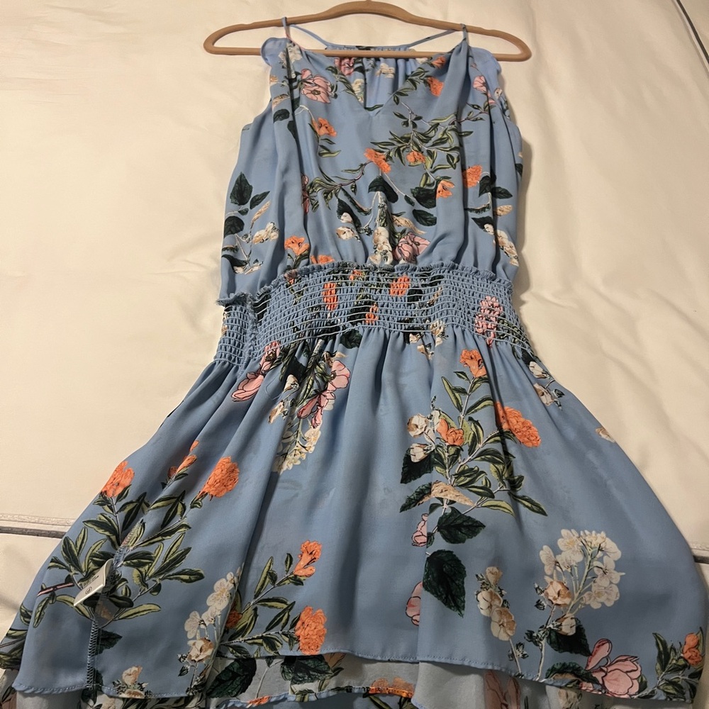 Floral Blue Parker Sundress